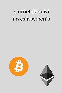 Carnet de suivi d'investissements : cahier de notes parfait pour suivre ses investissements, 100 pages, 6x9 pouces