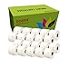 Produktbild 20 Rollen DOREE White Direct Thermoetiketten 57 x 32 mm für Zebra GK420D, GX420D, GK420T Thermodruck, 300 Etiketten pro Rolle, Kern 25 mm, 3000 Etiketten (20 Rolls LZ-57 * 32 * 25)