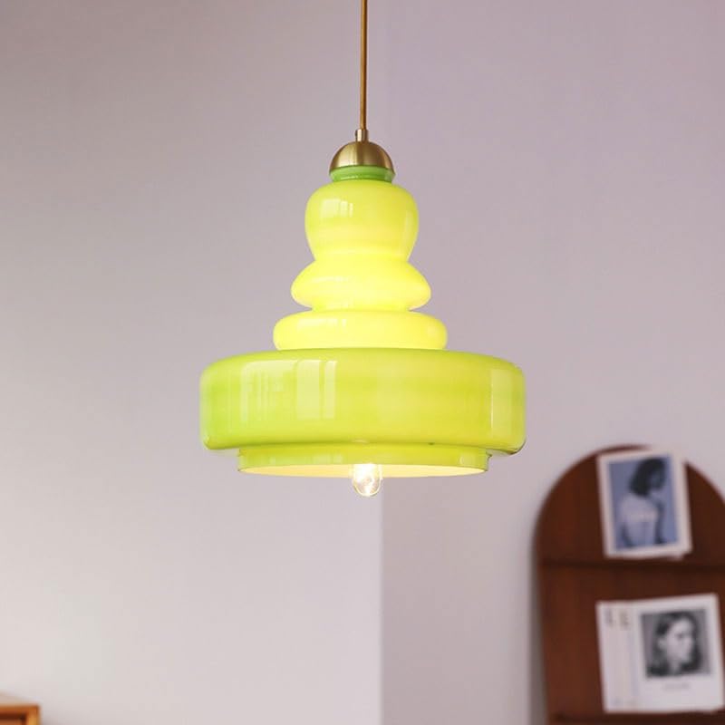Suspension en métal et abat-jour en verre de qualité supérieure style vintage LNNSHX
