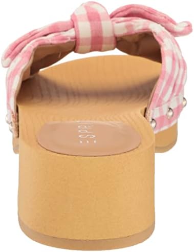 Esprit Women's Capri Slide Sandal, Pink Gingham, 9.5 | Image 2