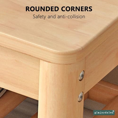 Banc à chaussures en bois massif noble au design épuré pour entrée moderne - 6