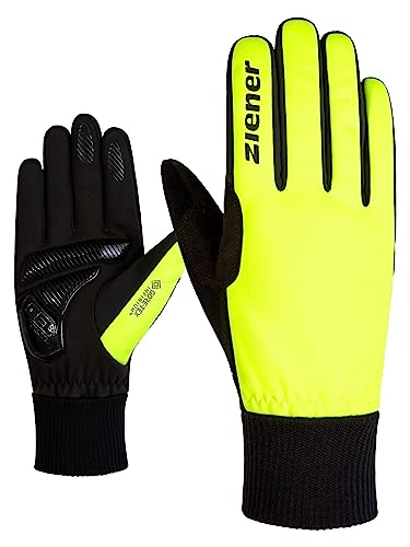Ziener Erwachsene SMU 18-GWS 414 Bike Glove Handschuhe, Poison Yellow, 7 (S)