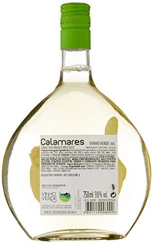 Calamares Vinho Verde Português Branco 750Ml
