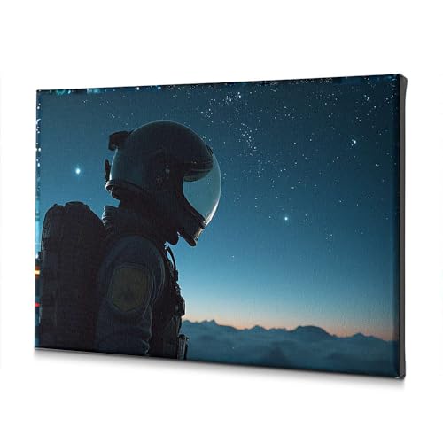 Toile decorative astronaute et ciel etoile : sublimez votre salon