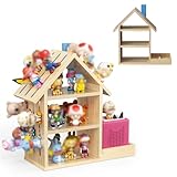Hoyiyobi Estantería Tonie en forma de casa, para 12-40 figuras, estantes...