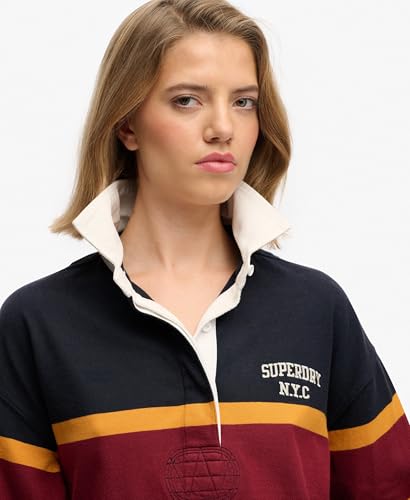 Polo manches longues à rayures femme Superdry Heritage - vue 5