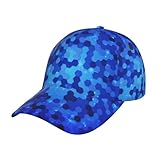 Photo Gallery eeprty cappello da baseball blu con stampa esagonale, cappello unisex versatile con chiusura regolabile, ideale per sport, viaggi, visiera, nero , taglia unica Photo Gallery eeprty cappello da baseball blu con stampa esagonale, cappello unisex versatile con chiusura regolabile, ideale per sport, viaggi, visiera, nero , taglia unica