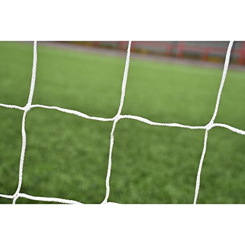 Filet de rechange pour but de football et futsal en polyester sans nœuds de 100 mm