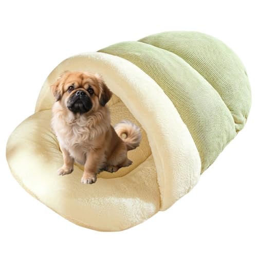 Lifetips ペキニーズ(Pekingese) ペットベッド 犬猫兼用 冬用 寝袋型 ふわふわ クッション 保温 防寒 洗える 小型犬 中型犬 室内 おしゃれ 北欧風 ソファ ハウス 快眠グッズ 抱っこ感覚 多頭飼い対応 寝具 抗菌 防臭 速乾 低アレ