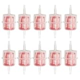 JUUDDENPARTS 10Pcs Universal Diesel Inline Fuel Filter, Car Part Large Inline Fuel Filters, Fit 6mm 8mm Pipe Hose for Many Diesel Vehicles