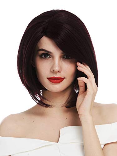 WIG ME UP - HAA-MF-99J wig women's wig lace front partial monofilament shoulder length bob long bob sleek voluminous Bordeaux red - Image 2