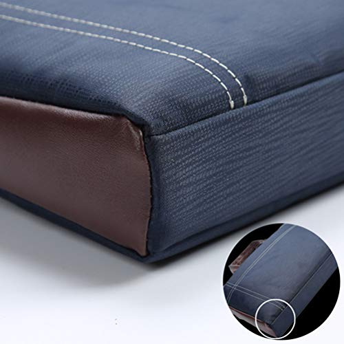 Pasta masculina com zíper A4 personalizada para negócios, bolsa para documentos de alta capacidade,