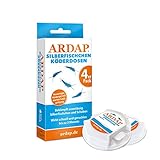 ARDAP Silberfisch Köderdose 4 Dosen - Silberfische effektiv bekämpfen mit der Silberfischfalle - Effektives Mittel gegen Silberfische - Silberfischfallen - Bekämpft zuverlässig Silberfischchen