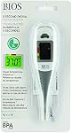 BIOS Diagnostics 5 Second Digital Thermometer, for Oral, Rectal, Axillary, 5 Second Reading, Auto Shut Off, Storage Case Included