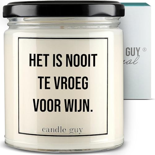 Bougie parfumée cadeau original candle guy cire de soja message humour