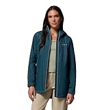 Columbia Women's Switchback II Lined Long Rain Jacket, Everblue, 2X