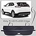 kaungka Cargo Cover Retractable for 2015-2024 Ford Edge Black (There is no Gap Between The Back Seats and The Cover)