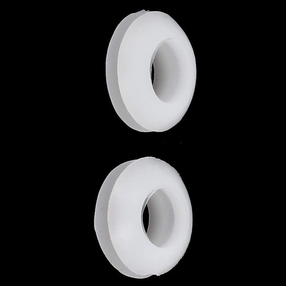 TOP-VIGOR 50Pcs White Rubber Grommets 8mm Wire Cable Protector Rings Electrical Hole Gaskets for Plugs and Conductor Wiring - Image 3
