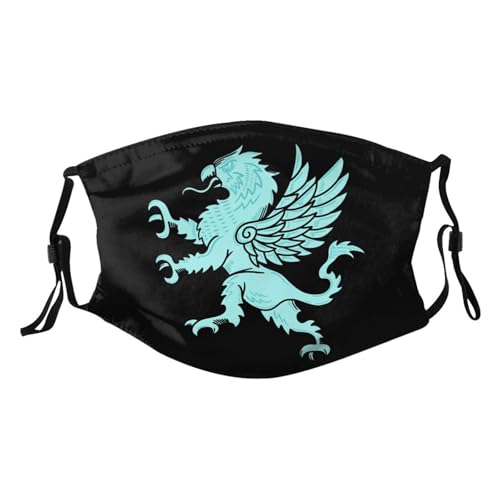 Griffin Coat of Arms Adult Dust Mask Adjustable Dust Face with 2 Filter79
