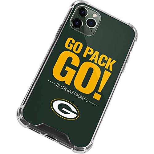 Skinit Clear Phone Case Compatible with iPhone 12 Pro Max - Officially Licensed NFL Green Bay Packers Team Motto Design