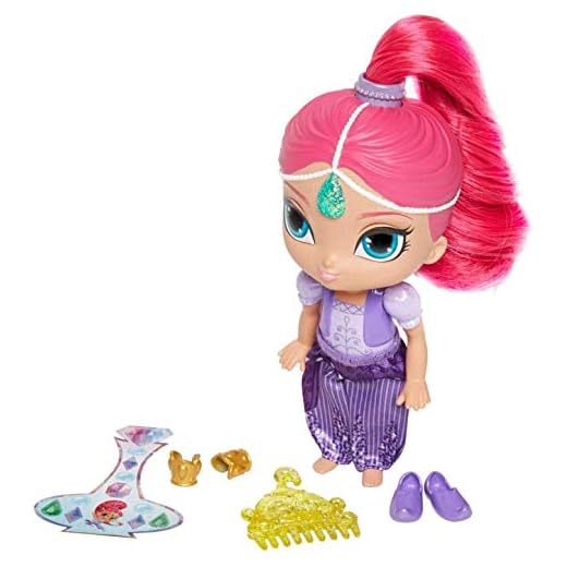 Shimmer & Shine, Shimmer 6 inch Doll, Pink Hair and Accessories