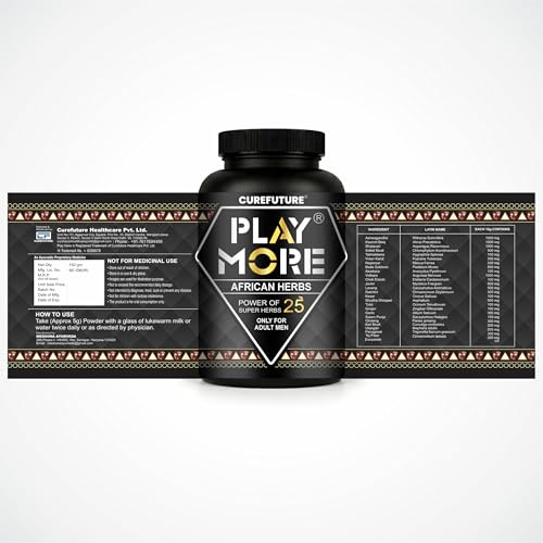 Image of Play More Powerful African Herbs Powder for Men - 150g | 25Natural Herbs Energy & Overall Wellbeing
