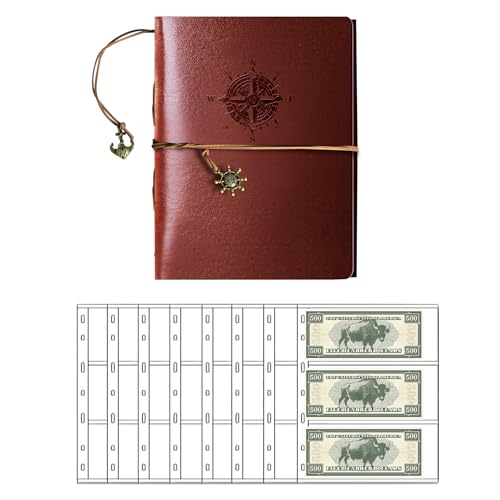 Porta álbum de colección de monedas con 428 bolsillos y 12 fundas miniatura 1