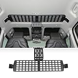Overhead Roof MOLLE Panel Compatible with INEOS Grenadier 2020-2025 Accessories, Inner Roof Cargo Rack Storage Shelf Holder, Front Molle Panel Roof Rack Top Organizer Bracket Modular Luggage Carrier