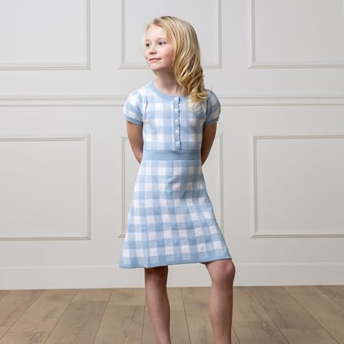 Image of Hope & Henry Girls' Milano Tipped Sweater Dress
