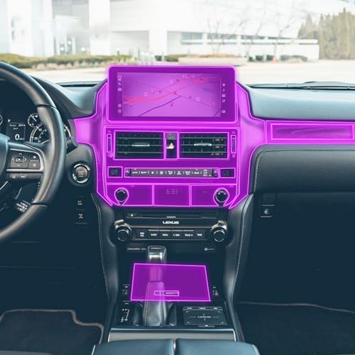Écran de navigation Lexus GX sans rayure grâce au film protecteur TPU