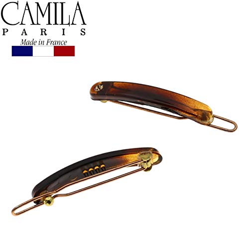 Camila Paris Tortoise Shell Swarovski Crystal Hair Clip #TOP11