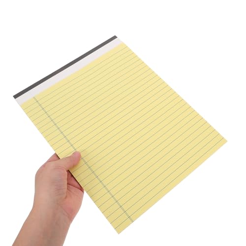 Cuaderno de notas legales amarillo grueso con 30 páginas 3