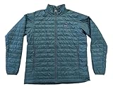 Patagonia Chaqueta Nano Puff con cremallera completa para hombre, Azul abulón, XX-Large