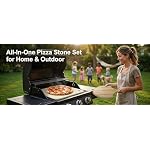 Pizza Stone for Oven, 15x12” Oven Stone Kit - Image 5