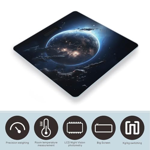 Báscula Digital de Baño Earth and Moon con Pantalla LCD miniatura 3