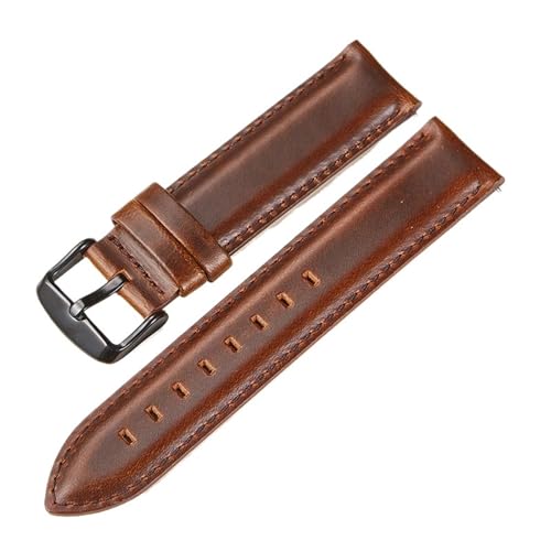 [X] voh 22mm U[EHb`Xgbv NCbN[X XvOo[ 20mm vXgbv KSamsung Galaxy WatchɓK voh(Brown-black buckle,18mm)