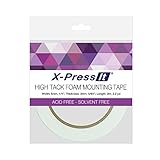 X-Press It FTH6 High Tack Foam Tape, 1/4