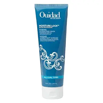 Ouidad Moisture Lock Hair Mask - Intense Hydrating Curly Hair Treatment with Macadamia Nut & Olive Oil