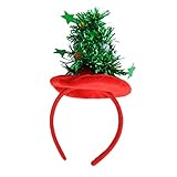Weihnachten Haarband Weihnachtsmütze Design mit Paillette Weihnachtsbaum Festival Weihnachtsgeschenk Weihnachten Deko.