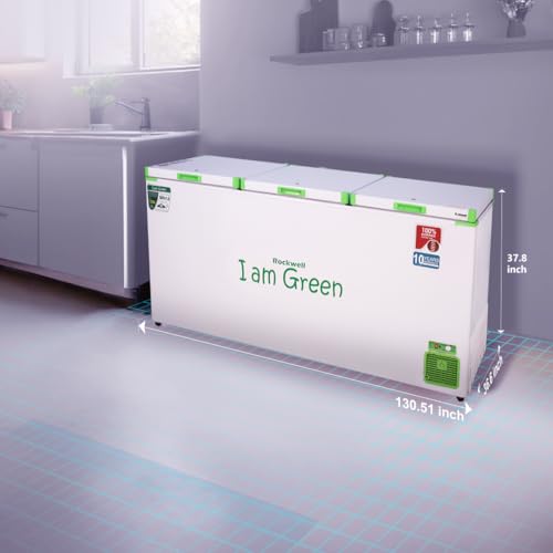 Image of Rockwell GFR1810F 1550L Mega Commercial Freezer, Industrial Large Deep Freezer, 100% Copper Coil | Portable Cold-Room | Energy Efficient -25C