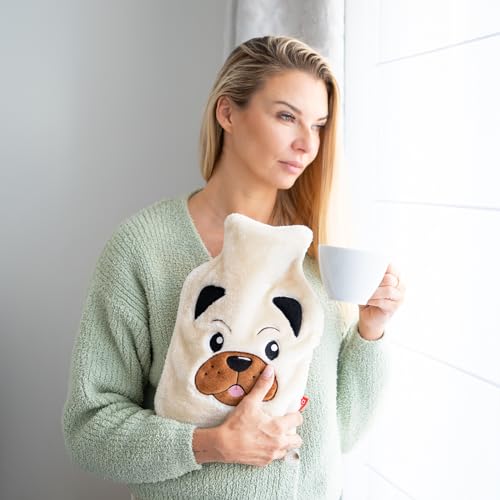 soxo Lustige Wärmflasche Mit Bezug Geschenk Für Frauen Männer Geschenke Lustig Wärmeflasche Hund 2