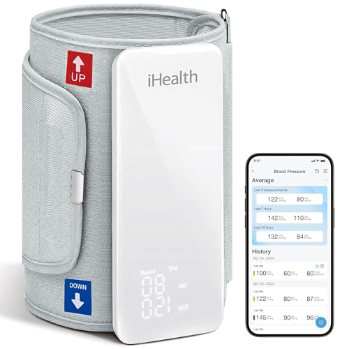 iHealth Neo Wireless Blood Pressure Monitor, Upper Arm Cuff, Bluetooth Blood Pressure Machine...