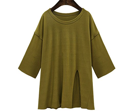 Chemise tricotée YALI anti-pli confort absolu vert armée XL