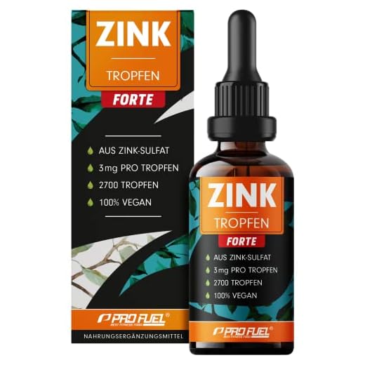 Zink Tropfen FORTE 100ml - 2700 Tropfen extra hochdosiert mit 3 mg aus Zink-Sulfat - sehr ergiebig, bis zu 540 Anwendungen - hohe Bioverfügbarkeit, ohne Alkohol, laborgeprüft & vegan