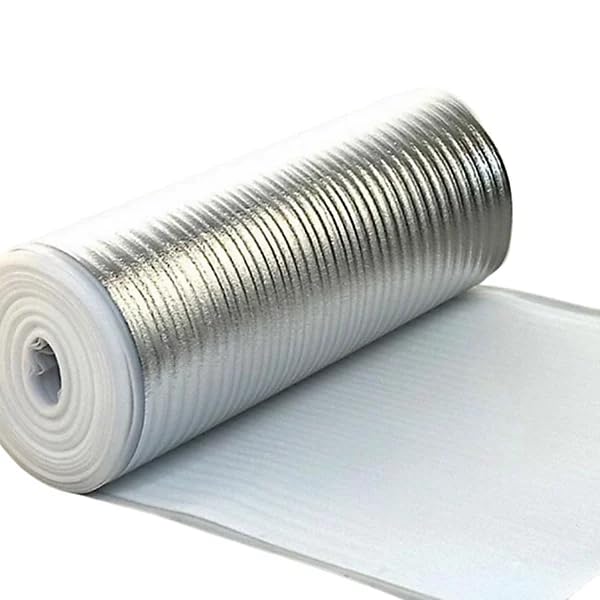 Flooring Supplier UK 3mm Silver Foil Wood & Laminate Flooring Underlay 20m² Roll | Damp Proof Membrane Underlayment | Acoustic & Thermal Insulation | for Laminate, Wood, SPC & LVT Click Flooring