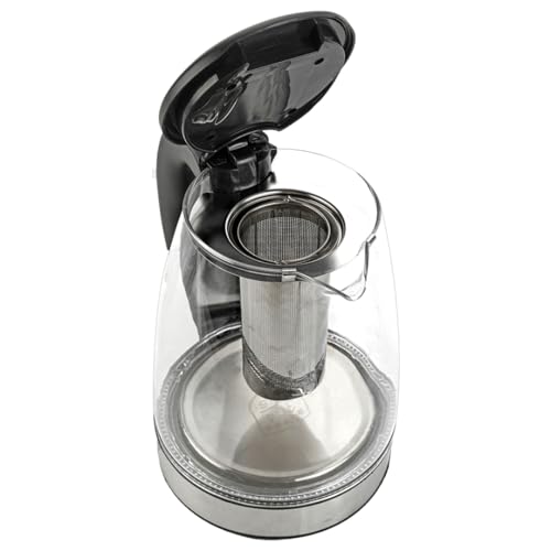 Tetera eléctrica 1.8L rápida con luz LED y apagado automático miniatura 5