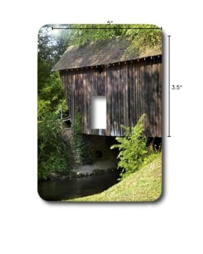 Interrupteur à baïonnette North Georgia de 3dRose style pont couvert rustique - 4
