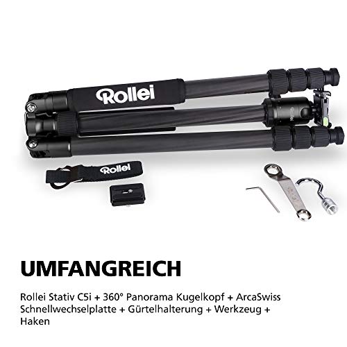 Rollei C5I | Nero | Treppiede fotografico leggero