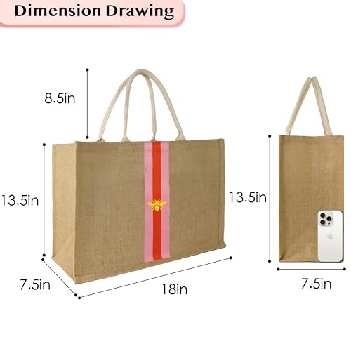 Image of Hibala Woven Large Beach Bag Straw Beach Tote Handmade Weaving Shoulder Tassel Bag Handbag