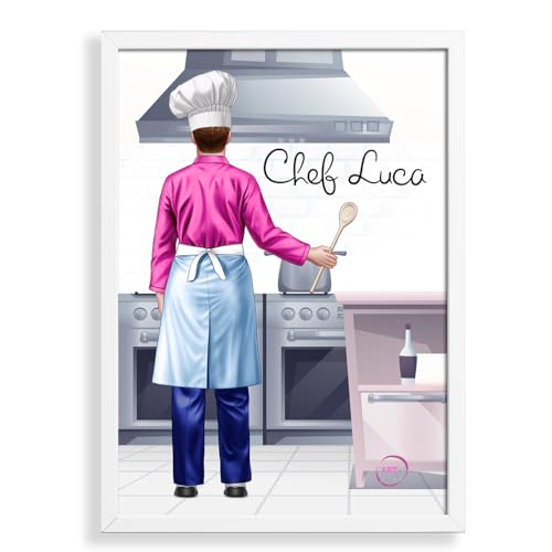 👨‍🍳 Quadretto dedicato a chef e ristoratori Idea regalo originale per cuochi, chef professionisti o proprietari di ristoranti, perfetto per celebrare la passione per la cucina.